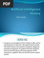 Artificial Intelligence History