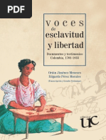 Voces de Esclavitud y Libertad