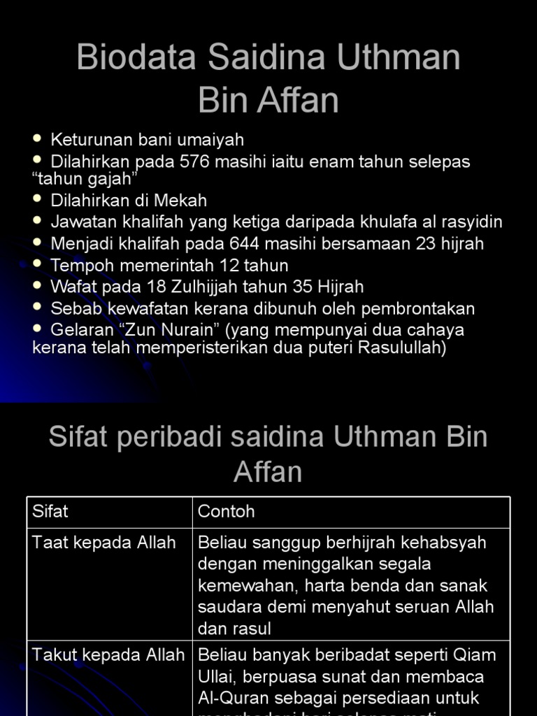 Pel 20 Saidina Uthman Bin Affan  PDF