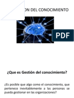 La Gestión del Conocimiento