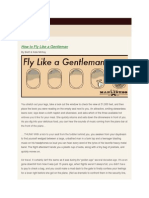 How To Fly Like A Gentleman