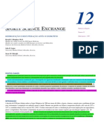 Reidratação e Recuperação Após o Exercício - Ótimo Texto