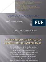 La Herencia Aceptada A Beneficio de Inventario