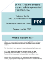 InBloom Presentation Updated 9.30.13