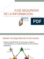 Gestión de Seguridad de la Información y Gestión de Continuidad