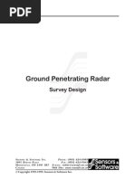 Ground Penetrating Radar.survey Design (Sensors and Software, 1999)(K)(22s)_GsP