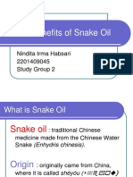 Health Benefits of Snake Oil.ppt