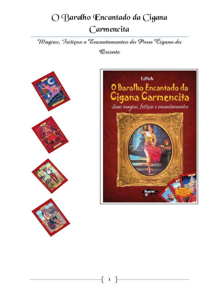 Baralho Tarot do Cigano Vladimir 36 Cartas com Manual