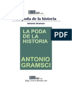 Antonio Gramsci - La Poda de La Historia