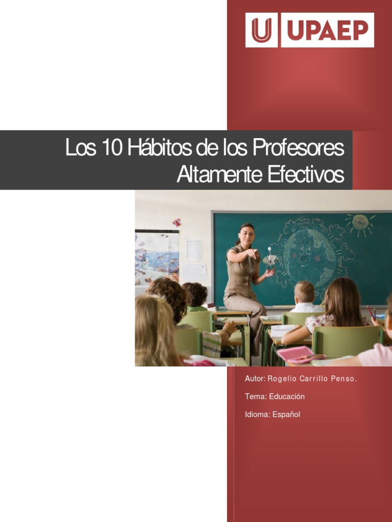 10 Hábitos de Profesores Efectivos | PDF