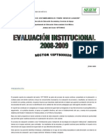 Evalucion Institucional 2008-2009 SECTOR2