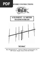 Maco 6 Element Beam Manual