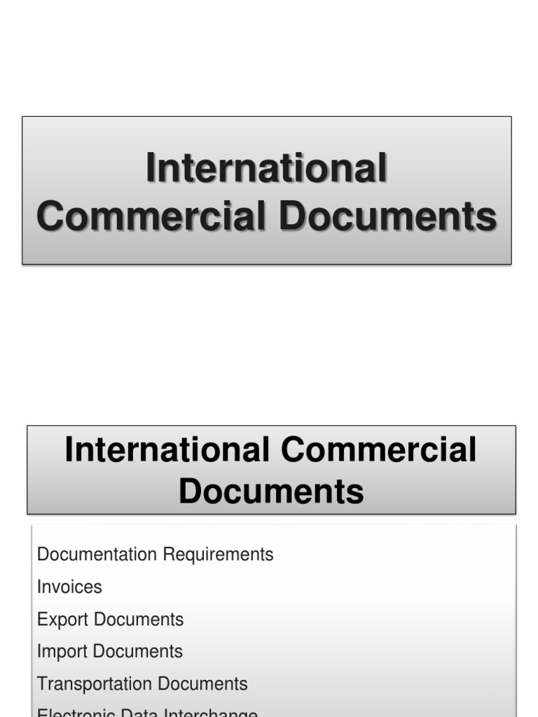Export Documentation Essentials | PDF | Bill Of Lading | Exports
