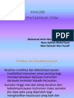 Analisis Dan Pentafsiran Item-S