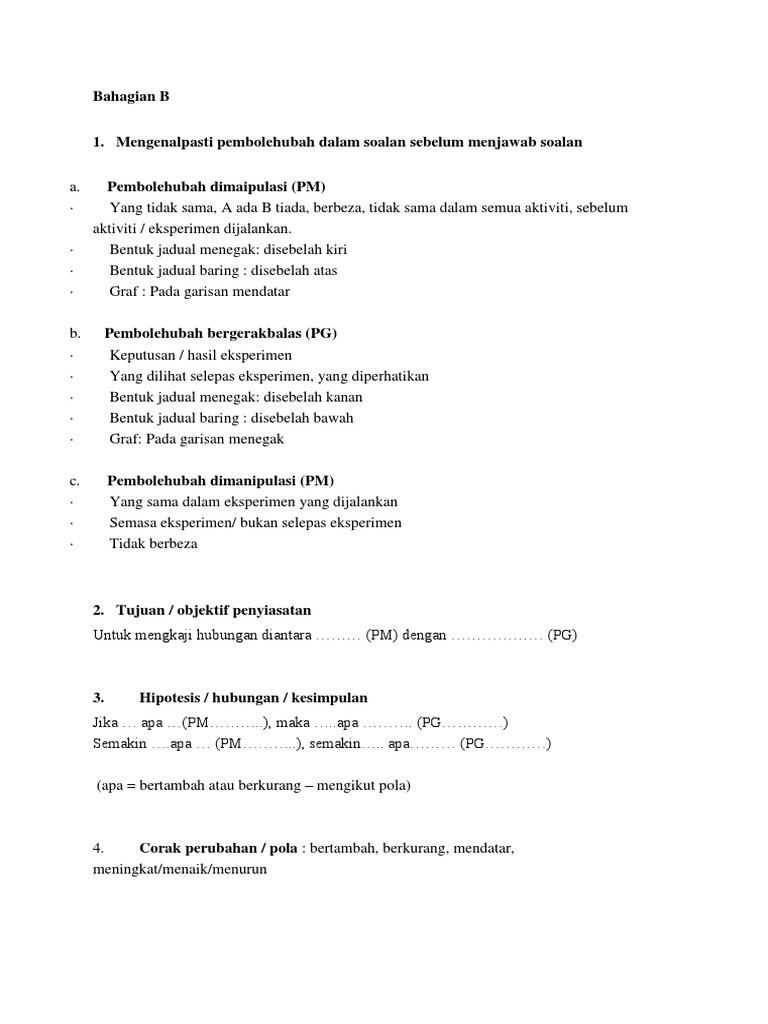 Formula Sains Bahagian B
