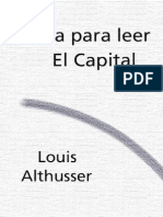 Althusser Louis, Guia Para Leer El Capital