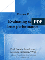 Evaluating Sales Force Performance