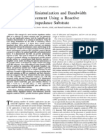 Antenna Miniaturization and Bandwidth