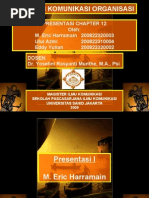 Download Presentasi Pilihan Karir Komunikasi Organisasi oleh M Eric Harramain by Eric SN17235509 doc pdf