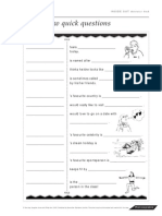 05 S A Few Quick Questions