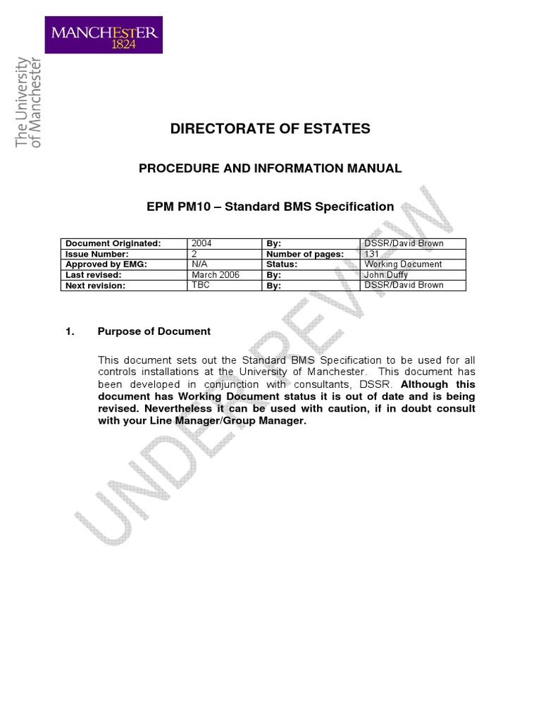 Standard BMS Specification Manual | PDF | Communications Protocols ...