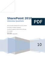 SharePoint 2010 Developer Interview Questions