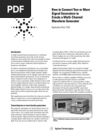 How to Connect Two or More Signal Generators to Create a Multi-Channel Waveform Generator