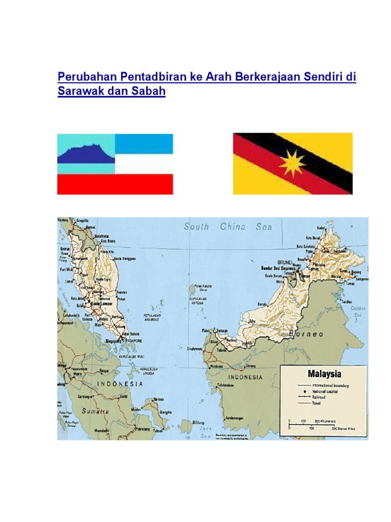 Bab 6 Perubahan Kerajaan Ke Arah Berkerajaan Sendiri I Sabah Dan Sarawak Pdf