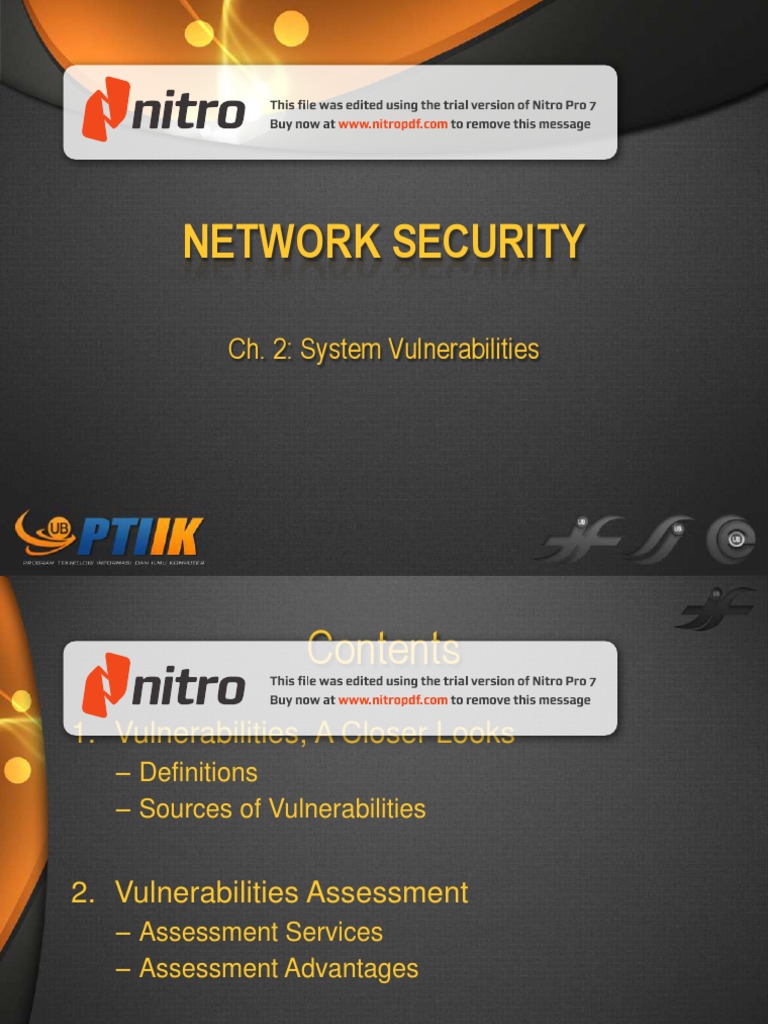 System Vulnerabilities in Network Security | PDF