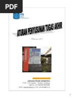 Download Aturan Penyusuan Tugas Akhir Teknik Geomatika ITS by Bagas Tri Widodo SN172373980 doc pdf