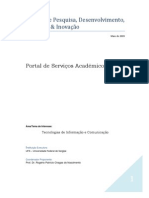 Projetos de P,D & E - Portal de Serviços Acadêmicos - versão 3.71 