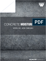 Concrete Moisture Meter