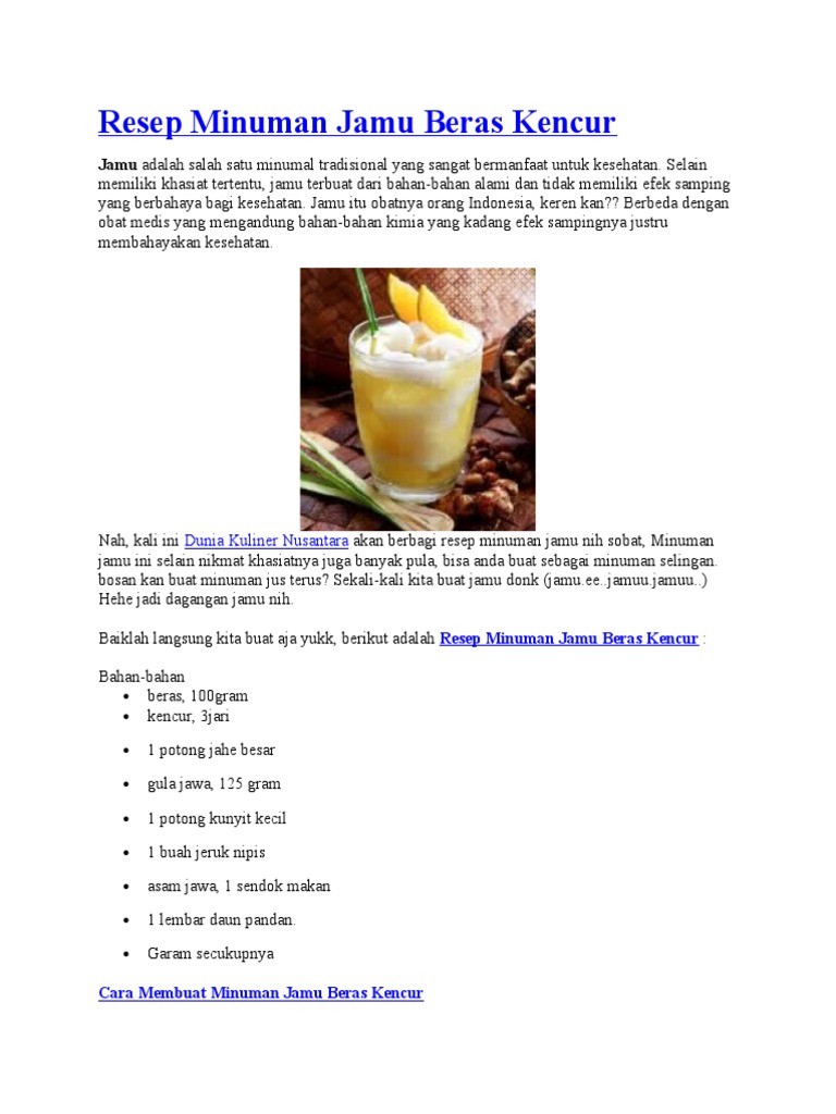 Resep Minuman Dalam Bahasa Inggris Beserta Artinya Resep Minuman Dalam Bahasa Inggris Beserta Artinya
