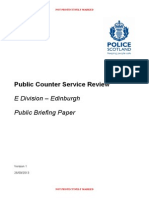 Edinburgh (E) Public Briefing Report