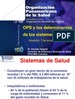 Determinantes de Los Sistemas de Salud