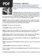 Al Morrison's Aphorisms: Considerations The Astrology Center of America American Federation of Astrologers