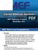 Carrier Ethernet Services Overview Reference Presentation R03 2011-11-15