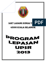 Program Lepasan Upsr 2013 NEW