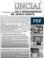 Anunciai Anunciai Anunciai: Discípulos E Missionários de Jesus Cristo