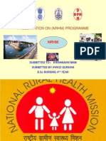 Presentation On (NRHM) Programme: Submitted To:-Krishnavni Mam Submitted By:-Firoz Qureshi B.SC Nursing 4 Year
