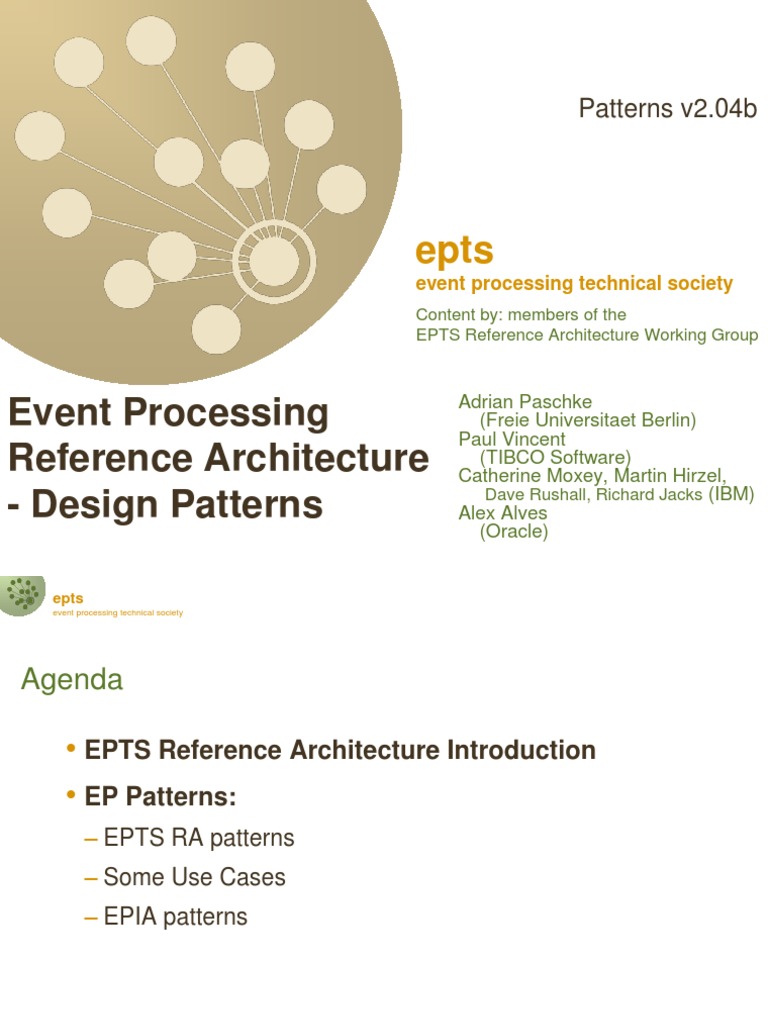 Event Processing Architecture Guide | PDF | Analytics | Metadata