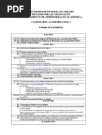 Calendario 2013 Laranjeiras 0