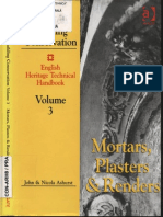 Mortars, Plasters and Renders PDF