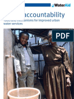 Social Accountability Tools Mechanisms Urban Water Services