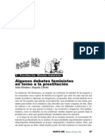 Algunos Debates Feministas en Torno a La Prostitucion