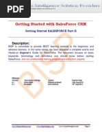 Getting Started WIth SalesForce Part II