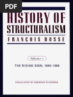 Download Dosse Franois - History of Structuralism Vol 1 - The Rising Sign 1945-1966 by Ethan Hunt SN172415786 doc pdf