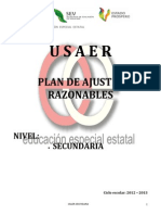 Formato Plan de Ajustes Razonables