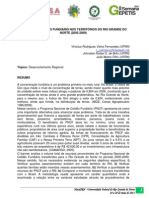 Análise do Crédito Fundiário nos Territórios do Rio Grande do Norte (2005-2009)