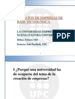 Francesc Sole Parellada - La Universidad Emprendedora. Nueva Cultura en La Universidad